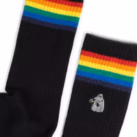 Nordic Buddies The Groke Men's Retro Socks, Black