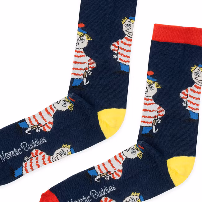 Nordic Buddies Too-Ticky Herensokken, Blauw