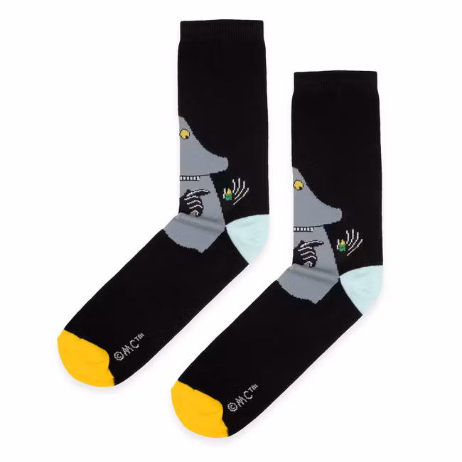 Nordic Buddies The Groke Men's Socks, Black