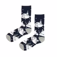 Nordic Buddies Moomin Snowdrift Men's Socks, Blue