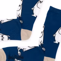 Nordic Buddies Moomintroll Grumpy Men Socks, Navy