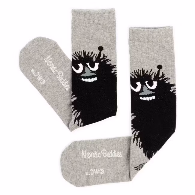 Chaussettes pour homme Nordic Buddies Stinky Pranking, grises