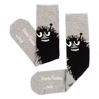 Nordic Buddies Stinky Pranking Men Socks, Grey