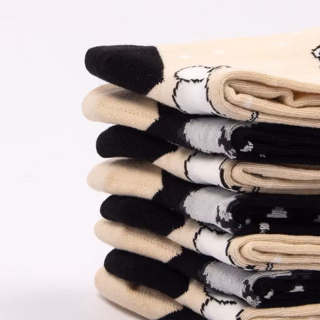 Nordic Buddies Exklusive Kollektion Mumintroll Winterland Herrensocken, Schwarz