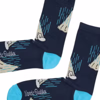 Nordic Buddies Moomin Tent Men's Socks, Blue