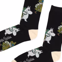 Nordic Buddies Moomin Adventure Men's Socks, Black