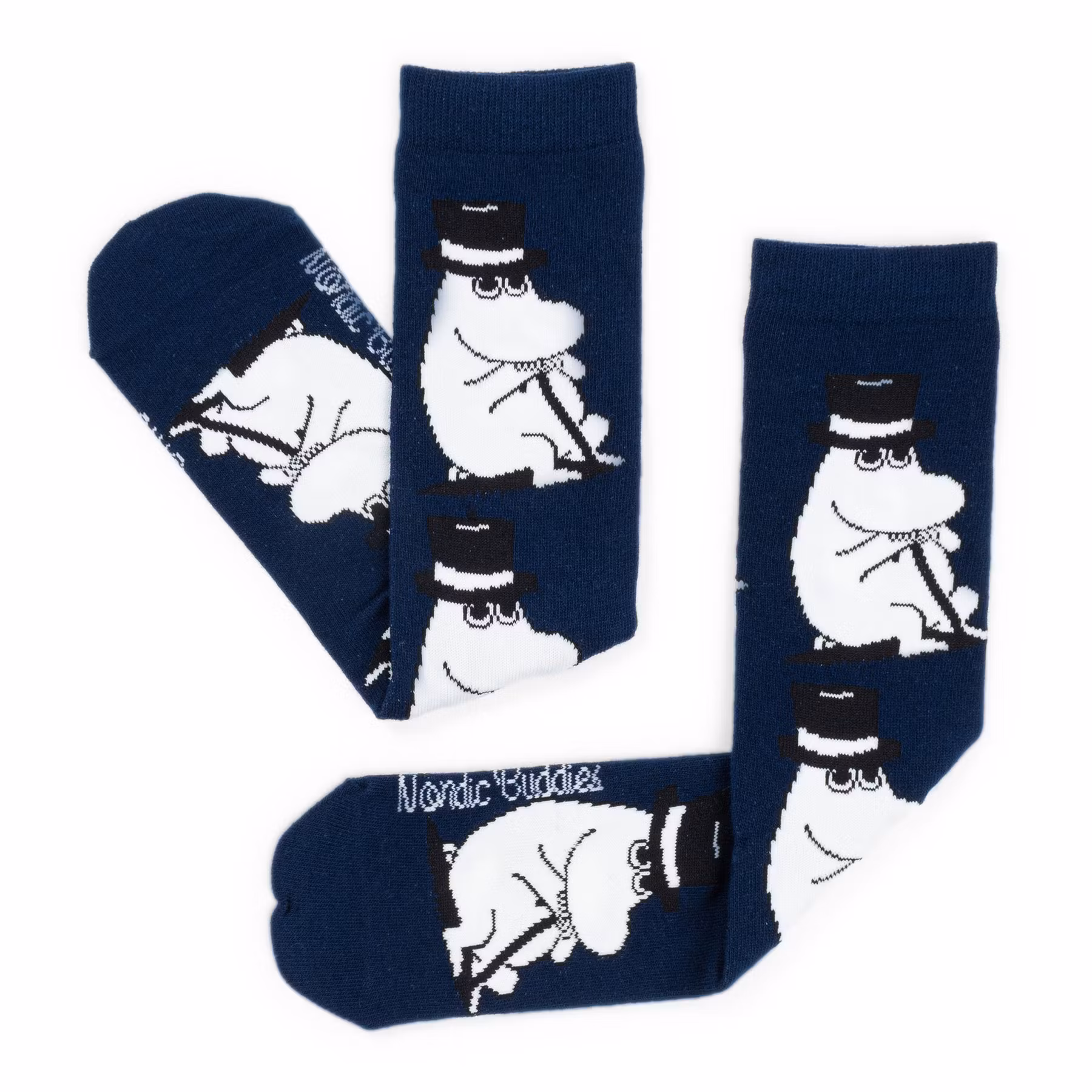 Chaussettes pour homme Nordic Buddies Moominpappa Wondering, bleu marine