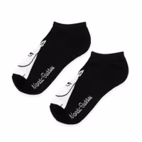 Nordic Buddies Moomintroll's Temper Men Ankle Socks, Black