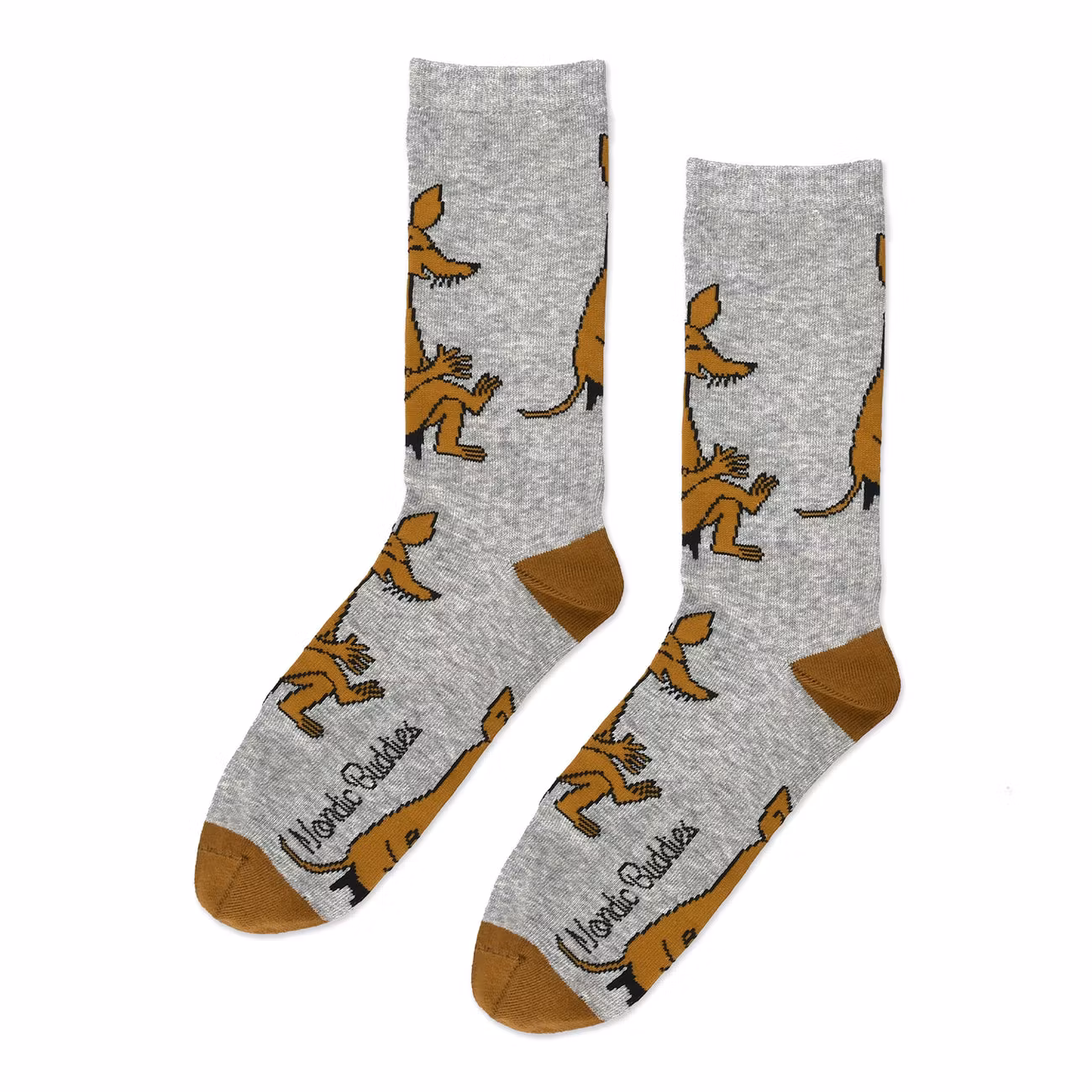 Skarpetki męskie Nordic Buddies Sniff, szare