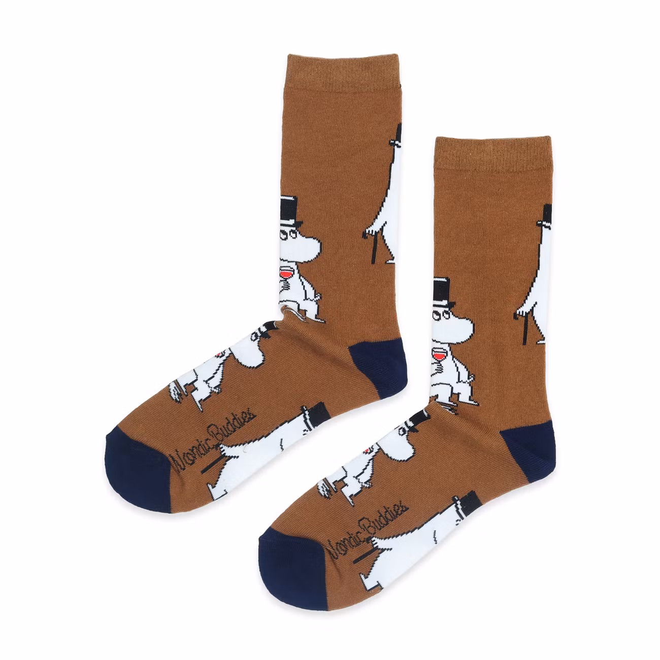 Chaussettes homme Moominpappa Nordic Buddies, marron