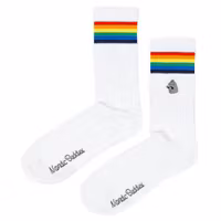 Nordic Buddies The Groke Men's Retro Socks, White