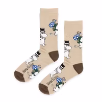 Nordic Buddies Moominpappa Adventure Men's Socks, Beige
