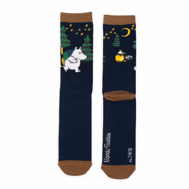 Nordic Buddies Moomin Evening Adventure Men's Socks, Blue