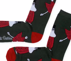 Nordic Buddies Moominpappa Men Socks, Green