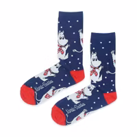Nordic Buddies Moomintroll Winter Men Socks, Navy