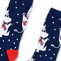 Nordic Buddies Moomintroll Winter Men Socks, Navy