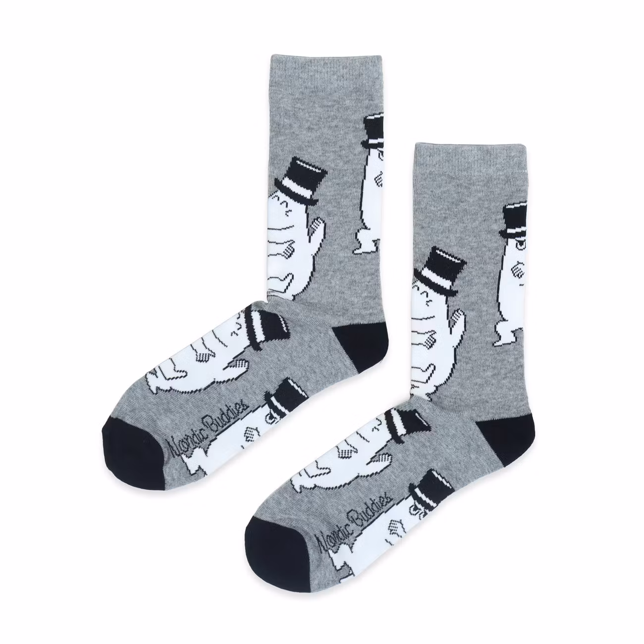 Chaussettes homme Moominpappa Nordic Buddies, grises