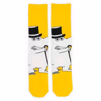 Nordic Buddies Moominpappa Wondering Men Socks, Yellow