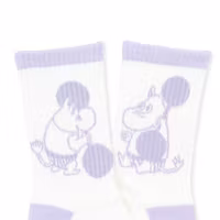 Nordic Buddies Moomintroll Weightlifting Active Women's Socks - White & Lilac