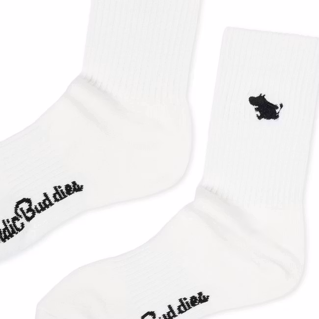 Nordic Buddies Moomin Classics Women's Tennis Socks - White