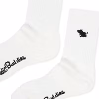 Nordic Buddies Moomin Classics Women's Tennis Socks - White