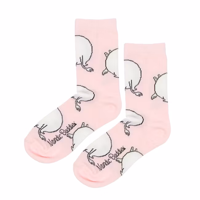 Nordic Buddies Moomintroll Butt Women's Socks - Pink