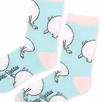 Nordic Buddies Moomintroll Butt Women's Socks - Mint