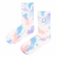 Nordic Buddies Moomintroll Tie Dye Women's Socks - Lilac and Multicolor