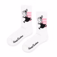 Nordic Buddies Little My Active Crew Women's Socks - White