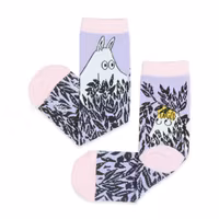 Nordic Buddies Moomin Hide and Seek Women´s Socks - Lilac