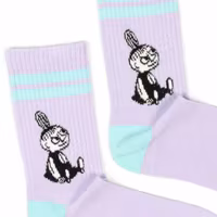 Nordic Buddies Little My Women's Retro Socks - Purple & Blue