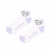 Nordic Buddies Moomintroll Active Women's Ankle Socks - White/Lilac