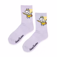 Nordic Buddies Snorkmaiden Active Crew Women's Socks - Violet