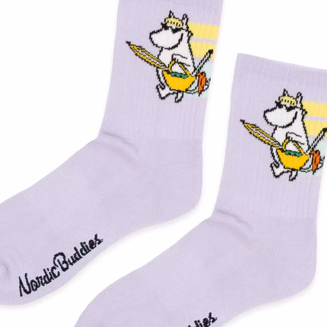 Nordic Buddies Snorkmaiden Active Crew Women's Socks - Violet