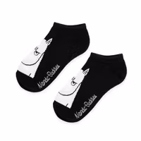 Nordic Buddies Moomintroll's Temper Women´s Ankle Socks - Black