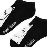 Nordic Buddies Moomintroll's Temper Women´s Ankle Socks - Black