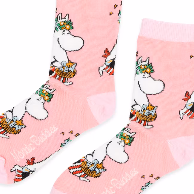 Nordic Buddies Moominmamma Errands Women's Socks - Pink