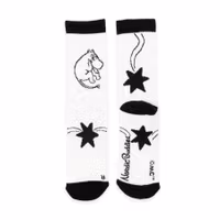 Nordic Buddies Moomin Novels Active Women's Socks - White/Black