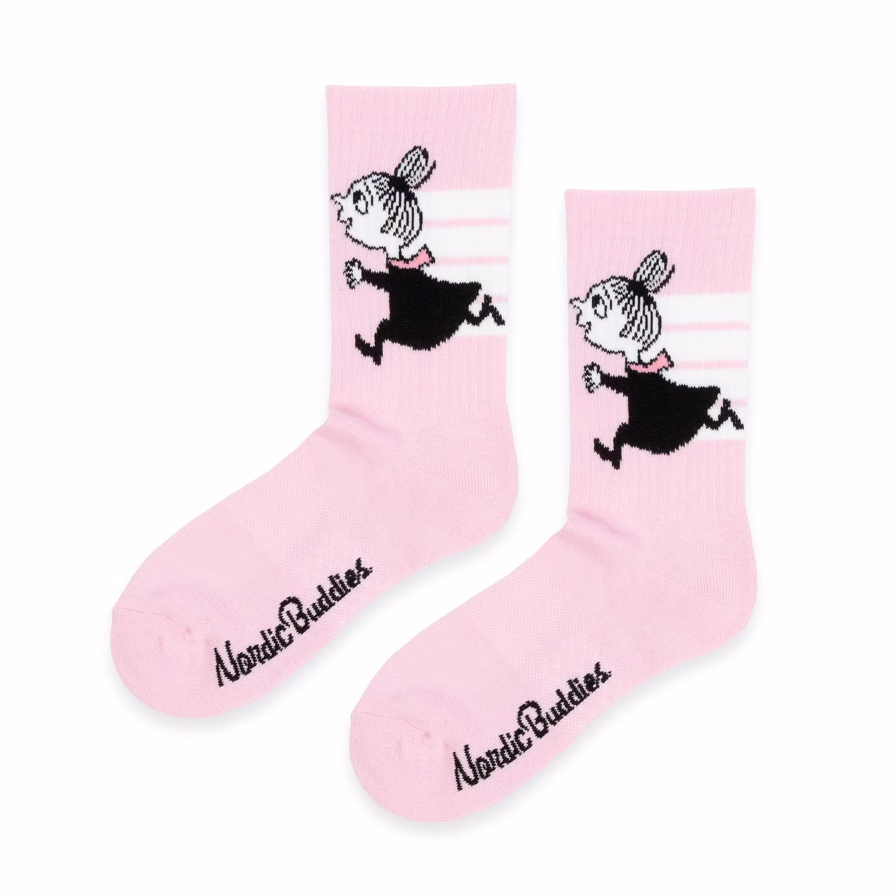 Nordic Buddies Little My Active Crew Women's Socks - Pink