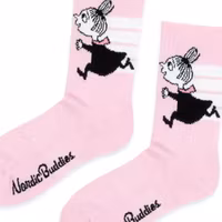 Nordic Buddies Little My Active Crew Women's Socks - Pink