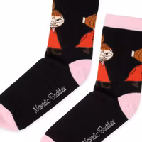 Nordic Buddies Little My's Butt Women's Socks - Black