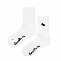 Nordic Buddies Moomin Classics Women's Tennis Socks - White