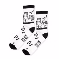 Nordic Buddies Club Life Active Women's Socks - White & Black