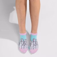 Nordic Buddies Hattifatteners Women´s Ankle Socks - Turquoise & Pink