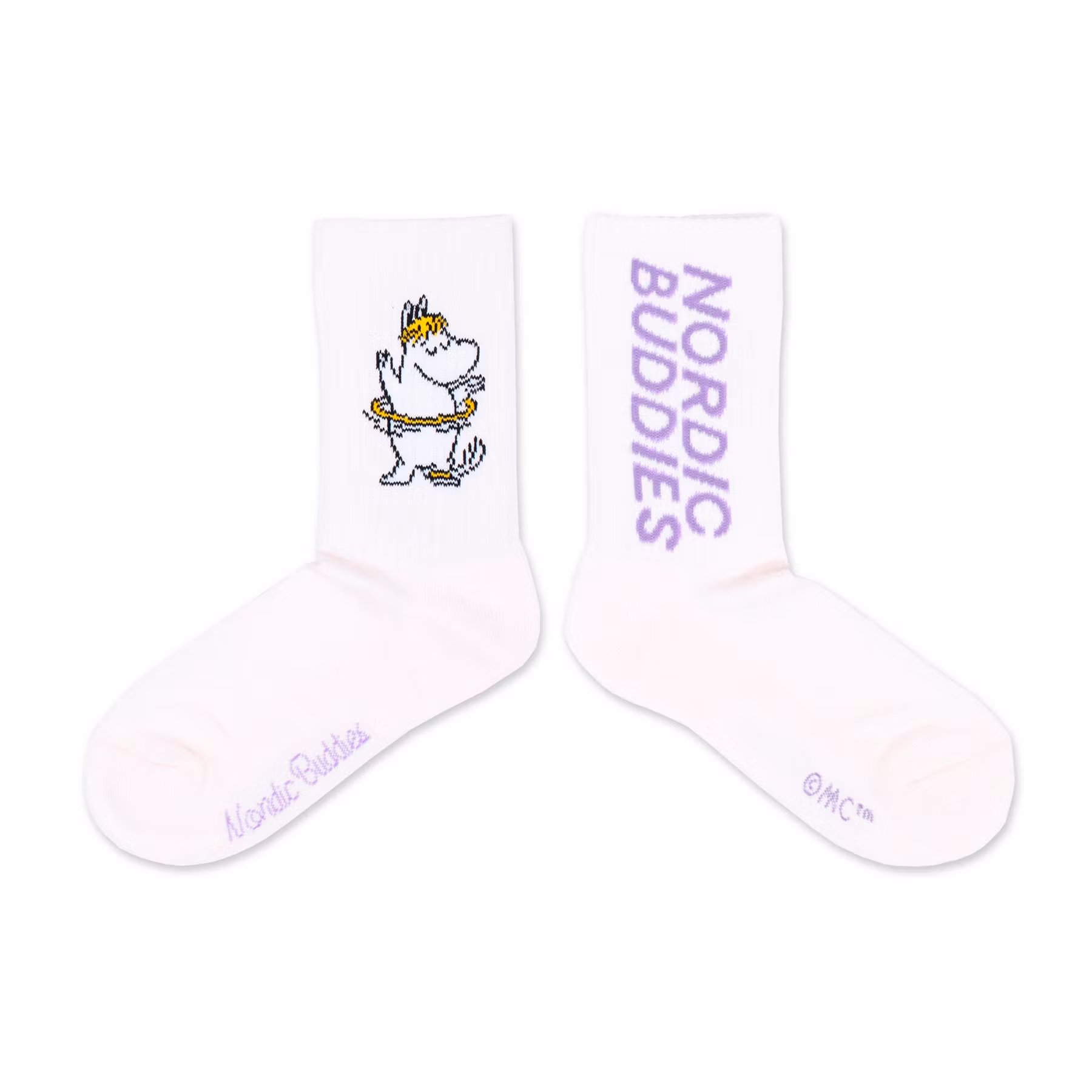 Nordic Buddies Snorkmaiden Dancing Women's Retro Socks - Pink