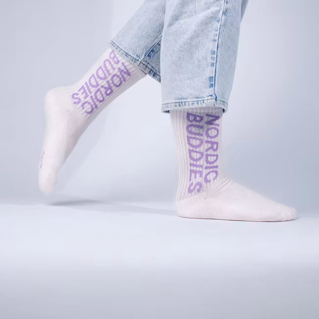 Nordic Buddies Snorkmaiden Dancing Women's Retro Socks - Pink