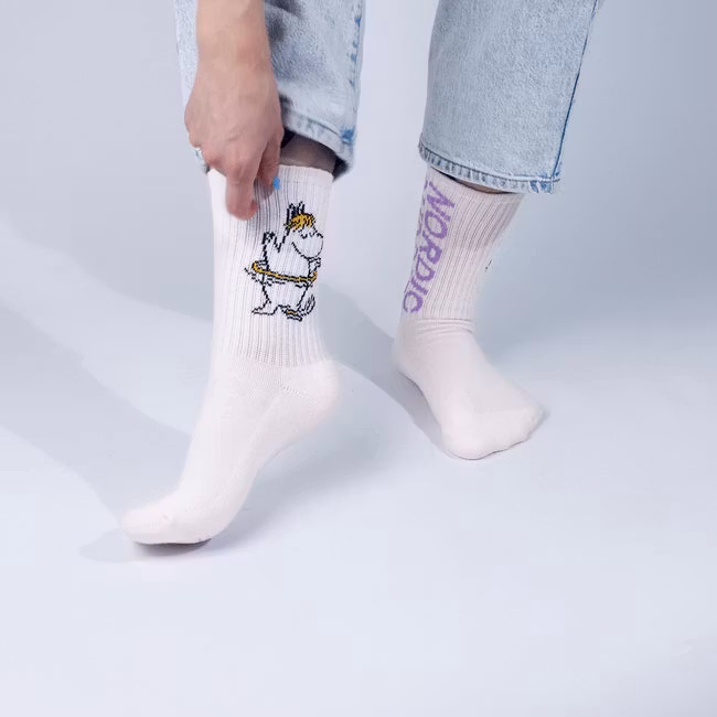 Nordic Buddies Snorkmaiden Dancing Women's Retro Socks - Pink