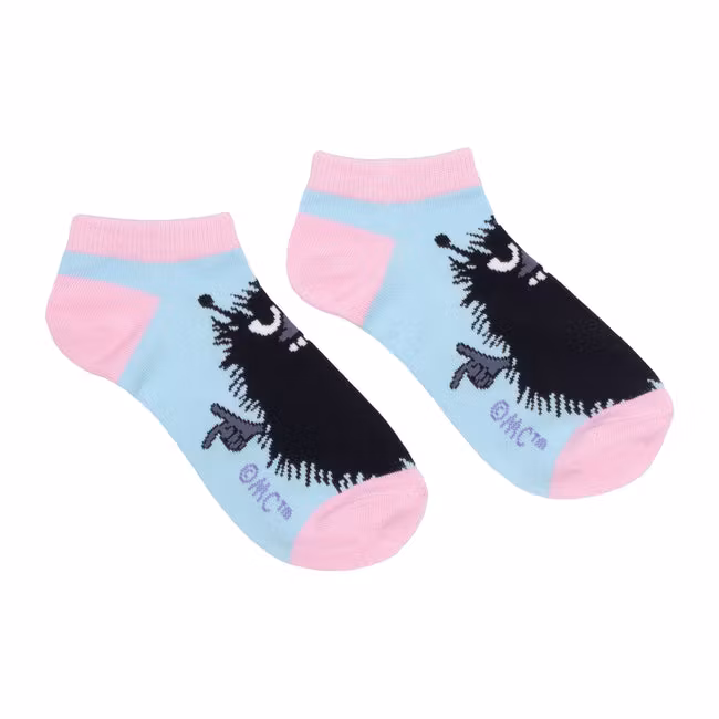 Nordic Buddies Stinky's Getaway Dames Enkelsokken - Blauw en Roze