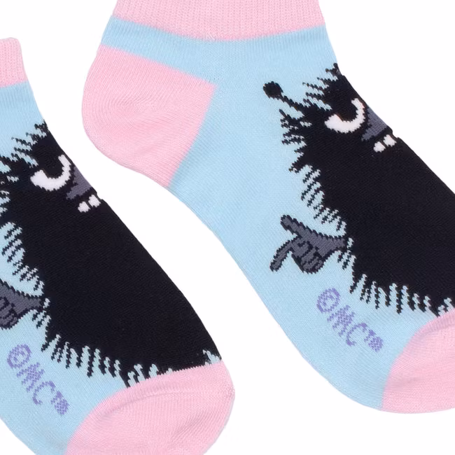 Nordic Buddies Stinky's Getaway Dames Enkelsokken - Blauw en Roze