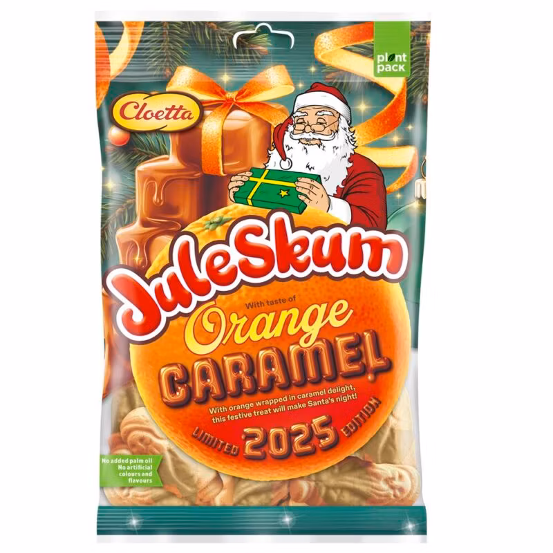 Cloetta Juleskum Orange Caramel - 100 grams